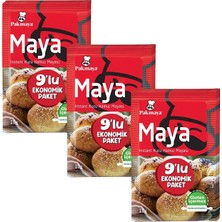 Pakmaya Instant Maya 9'lu 90  gr x 3 Adet