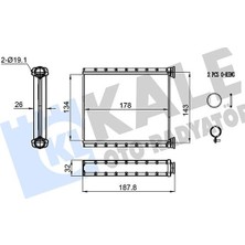 Kale Dpmix-Hb Kalorifer Renault Clio V Heater Core
