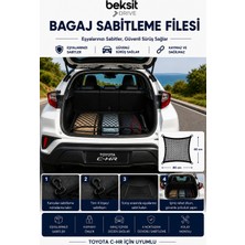 Beksit BEKSİT DRIVE Bagaj Sabitleme Filesi Toyota C-Hr Uyumlu (60x80 cm)