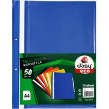 Dosy Telli Dosya Mavi 50 Li Paket