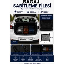 Beksit BEKSİT DRIVE Bagaj Sabitleme Filesi Renault Clio Uyumlu (40x60 cm)