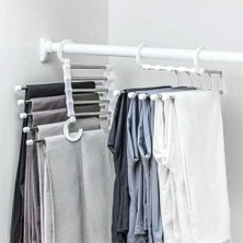 Hepsi Uygunn Hareketli Dolap Içi Pantolon Kravat Şal Askı Sistemi Düzenleyici Katmanlı Askılık Organizer