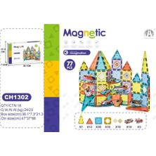 Snow Flake 5,5cm Manyetik Bloklar 77 Parça