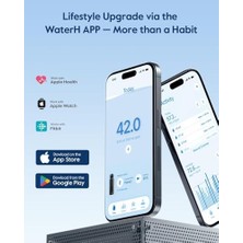 Boost Akıllı Su Şişesi, Içmeyi Hatırlatan, 24 Oz Bpa Içermeyen Paslanmaz Çelik Vakum Yalıtımlı Şişe, App ile Geniş Ağızlı Su Izleyici, Hediye Için Ideal