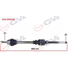 GVA Dpmix-Hb Komple Aks Sağ P301-ELYSEE 12- 1.6 Hdi 889MM