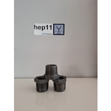 3/4"-1/2" Siyah Redüksiyon Ekpaş 3 Lü