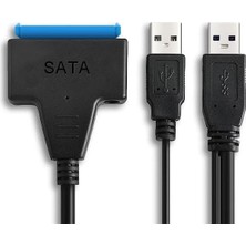 TeknoKapsül USB 3.0 2.5 3.5 Inç Sata SSD HDD Hard Disk Çevirici Dönüştürücü + Adaptör