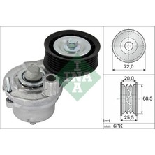Ina Dpmix-Hb Alternator Gergi Rulmani Komple A2.2 Dm Captiva Antara