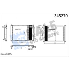 Kale Dpmix-Hb Klima Kondenseri Nissan Micra 1.2-1.4 16V 02-10 Radyatör-Klima Birleşik Oto.-Mek. Al/al