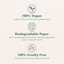 Ecotools Yüz Temizleyicileri ve Serumları Için Derin Temizleme Yüz Fırçası, Günlük Yağ ve Kiri Giderir, Pembe ve Siyah 1 Paket