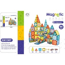 Snow Flake 5.5 cm Magnetic Blok 94 Parça CH1307