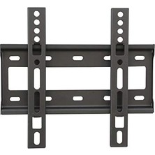 Elbe SP-2460-F - 24''-60'' Tv Için Evrensel Sabit Duvar Montajı (Kapasite 30 Kg, Vesa: 50X50, 75X75, 100X100, 200X100, 200X200) Siyah