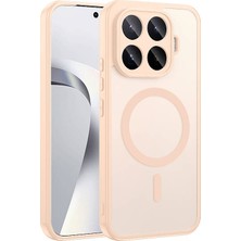 Case 4u Xiaomi 17T Pro Kılıf M-Safe Şarj Özellikli  Babet Kapak Açık Pembe