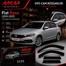Mkm Fiat Egea 4'lü Mugen Cam Rüzgarlığı Hb-Sedan 2015 ve Üzeri