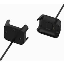 TeknoKapsül Redmi Watch Ile Uyumlu Giyilebilir Akıllı Saat Şarjı Aleti Manyetik Şarj Adaptörü Redmi Watch Ile Uyumlu USB Şarj Kablosu (Siyah)