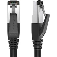 TeknoKapsül – Cat 8 Ağ Kablosu, 40 Gigabit, Esnek ve Kırılmaz Yapı – 10M (Lan Kablosu/ethernet Kablosu, Maksimum Fiber Hızı Iletir ve Oyun/ps5/xbox Için Uygundur, Fiş)