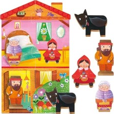 TeknoKapsül Headu Montessorı Fırst Puzzle Lıttle Red Rıdıng Hood