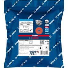 TeknoKapsül Professional 25X Expert R782 Prisma Seramik X-Lock Fiber Diskler (Çelik, Paslanmaz Çelik Saclar, Ø 125 Mm, Kum Kalınlığı 80, Aksesuar Küçük Avuç Taşlama Makinesi)