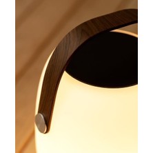 TeknoKapsül Poline Abajur Beyaz 18,5 cm