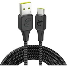 TeknoKapsül By - Kablo Usb-A Usb-C,siyah,1.5m