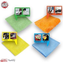 TeknoKapsül Automix 4’lü Kutulu Mikrofiber Bez | Aracınız Için Pratik ve Çiziksiz Temizlik