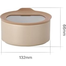 TeknoKapsül One Seramik Saklama Kabı Bej 600 ml D-NEONE060-09