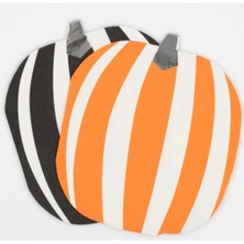 TeknoKapsül - Mod Pattern Pumpkin Napkins - Modern Desenli Balkabağı Peçeteler (16'lı)