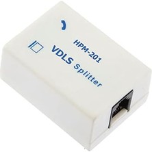 TeknoKapsül Px-Vdsl2 Adsl Vdsl Vdsl2 Splitter Telefon Ayırıcı, RJ11 Dsl Modem ve Sabit Telefon Hat Ayırıcı, Internet Telefon Sinyal Bölücü Filtre Adaptörü