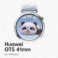 TeknoKapsül Watch Gt5 41MM Için 2'li Paket (2 Adet) Kolay Kurulum Otomatik Hizalama Aparatlı Şeffaf 9h Sertliğinde Gerçek Temperli Cam Ekran Koruyucu