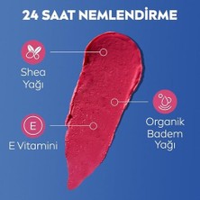 TeknoKapsül SPF30 Pembe Renkli Dudak Bakım Kremi,4,8gr,24 Saat Nemlendirme,e Vitamini,organik Yağı,shea Yağı,dudak ve Yanaklar Için,allık Etkisi,mineral Yağı Bulunmaz