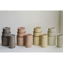 TeknoKapsül One Seramik Saklama Kabı Gri 600 ml D-NEONE060-07