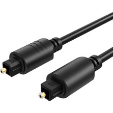 Powermaster 4466 3 Metre Toslink Dijital Optik Ses Kablosu - Siyah