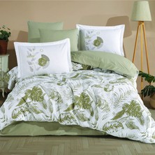 Hobby Tiffany Yeşil - Çift Kişilik Poplin Kapitone Nevresim Takımı