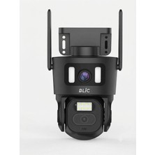Blic Aura Akse 6mp (3mp+3mp) Wi-Fi Ptz Smart Home Çift Lensli Dış Mekan Güvenlik Kamerası