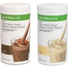 Herbalife Vanilyalı ve Çikolatalı Formül 1 Shake