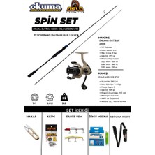 Oslo Legend 270CM 7-40GR Okuma Outrax 4000 Spin Olta Seti