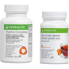 Herbalife Ikili - Thermo Comlete 90LIK Tablet ve Bitkisel 50GR Çay