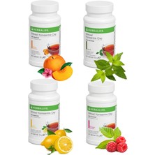 Herbalife 4'lü Çay Seti Toplam 200 gr Tüm Aromalar