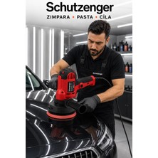 SCHUTZENGER AN-600W 125MM Profesyonel Araç ve Koltuk Temizleme Makinesi Zımpara ve Parlatma Seti Devir Ayarlı