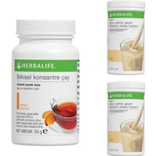 Herbalife Öğün Yerine Geçen 2 Adet Shake 50GR Şeftalili Çay Seti