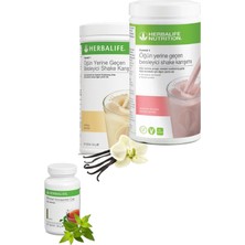 Herbalife Set 1 Adet Vanilyalı Shake 1 Adet Ahudululu Shake ve 1 Adet Klasik Çay 100GR