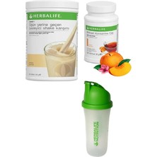 Herbalife Set Vanilya Shake- 50 gr Şeftali Aromalı Çay ve Shaker