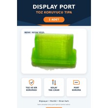 Emre Bilişim Displayport Toz Koruyucu Tıpa Kapak – Ekran Kartı, Oyuncu Bilgisayarı ve Monitör Uyumlu Dp Port Kapağı