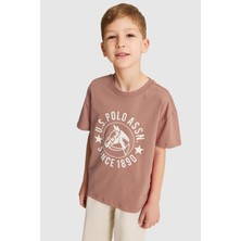 U.s. Polo Assn. Erkek Çocuk Pudra Tişört 50327009-VR042