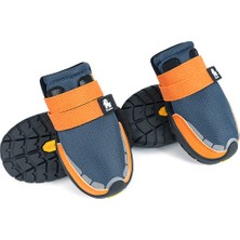 True Love Vibram Tabanlı, Reflektörlü Mavi-Turuncu Köpek Ayakkabısı