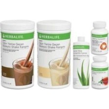 Herbalife Set1 ( 2 Kutu Shake + 1 Kutu Aloevera + 100 gr Klasik Çay + Thermo Complete )