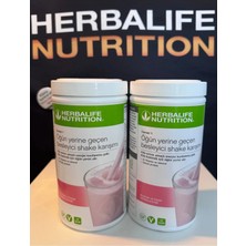 Herbalife Besleyici Shake Karışımı Ahududu ve Beyaz Çikolata Aromalı 550 gr x 2 Adet