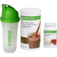 Herbalife Çikolatalı Shake Şeftalili 50G Çay Shaker