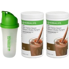 Herbalife Çikolata Aromalı Aylık Set Shaker  + 2 Çikolatalı Shake TSI0165