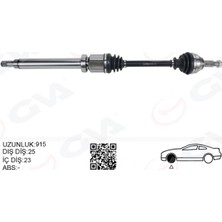 GVA Dpmix-Hb Ön Aks Komple Sağ Ford Fiesta -Fusion 02 08 1.6tdci